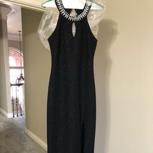 Black floor Length formal dress